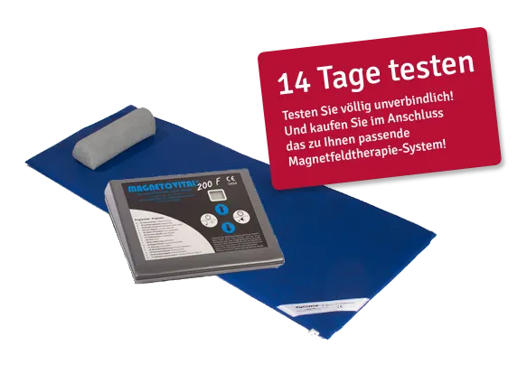 Magnetovital Magnetfeldtherapie - Testen Sie jetzt 14 Tage unsere bewerten Magnetfeldtherapie Systeme.